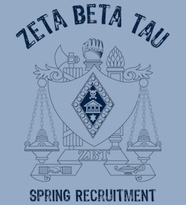 Zeta Beta Tau t-shirt design 85