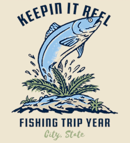Fishing t-shirt design 4