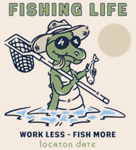 Fishing T Shirts - Create Custom Fishing Tees Online at UberPrints.com