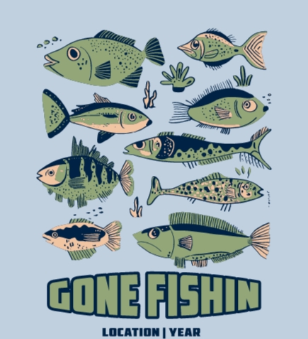 Fishing T Shirts - Create Custom Fishing Tees Online at UberPrints.com