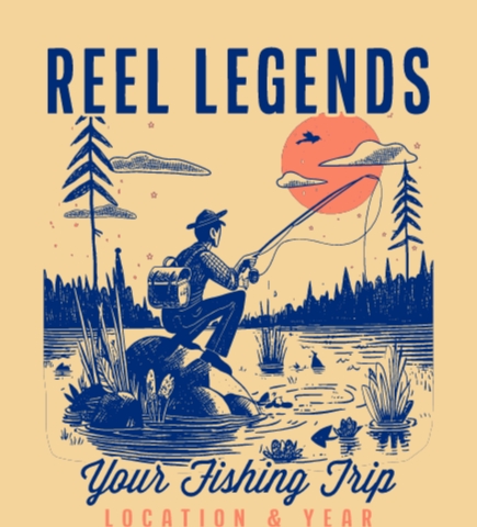 Fishing T Shirts - Create Custom Fishing Tees Online at UberPrints.com