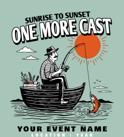 Fishing T Shirts - Create Custom Fishing Tees Online at UberPrints.com