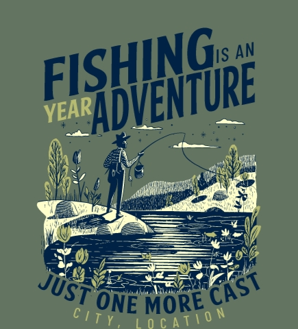 Fishing T Shirts - Create Custom Fishing Tees Online at UberPrints.com