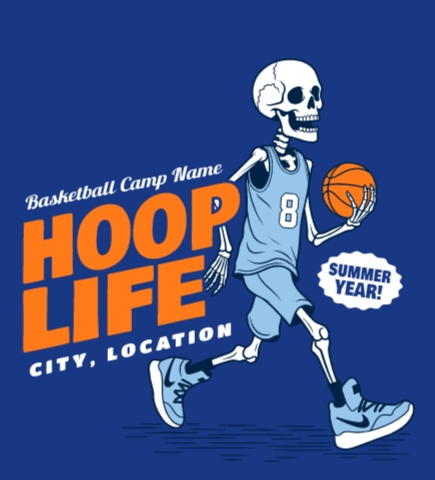 Basketball t-shirt design 2