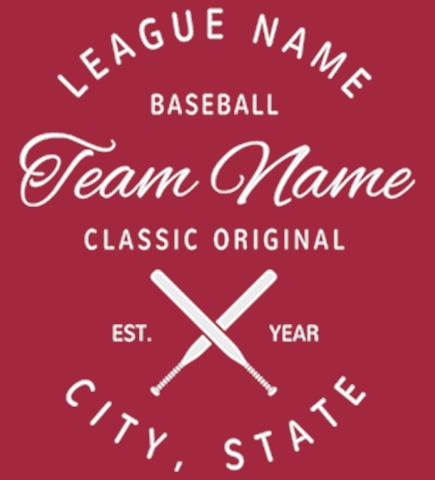 Baseball t-shirt design 8