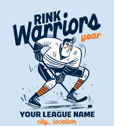 Hockey t-shirt design 3