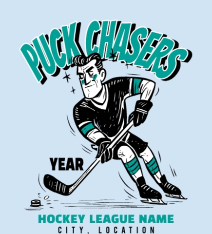 Hockey t-shirt design 1