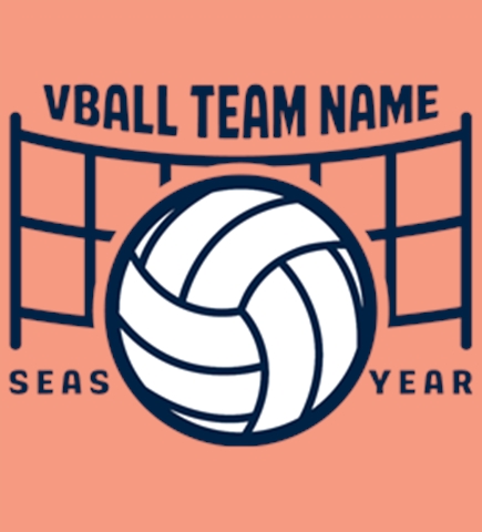 Volleyball t-shirt design 10