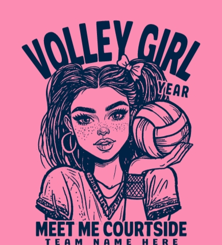 Volleyball t-shirt design 13