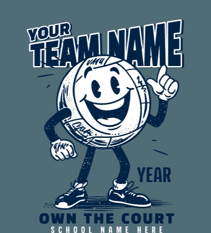 Volleyball t-shirt design 15