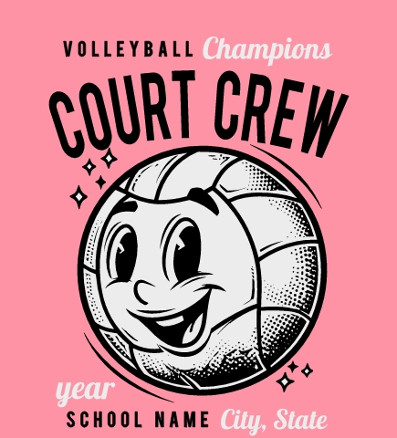 Volleyball t-shirt design 14