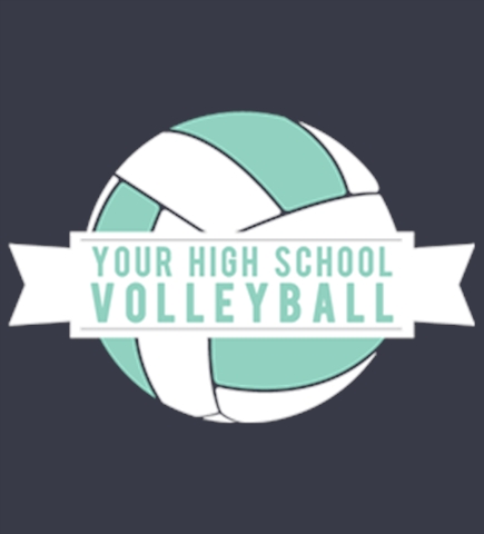 Volleyball t-shirt design 30