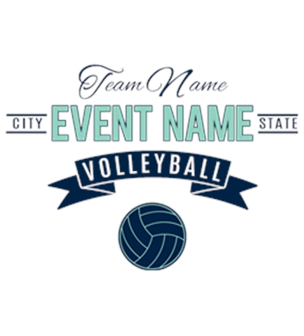 Volleyball t-shirt design 39