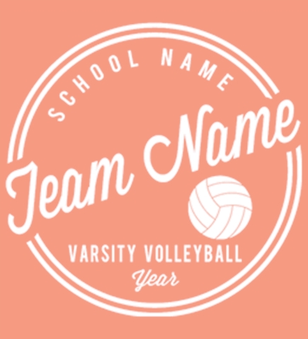 Volleyball t-shirt design 2