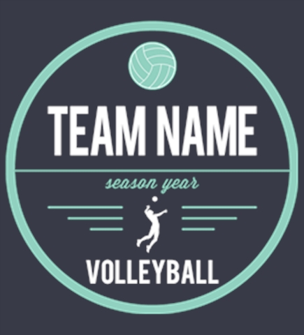 Volleyball t-shirt design 21