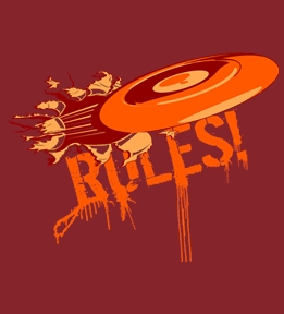 Frisbee t-shirt design 12