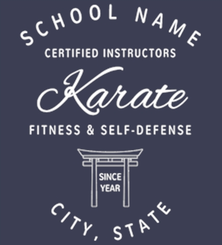 Karate t-shirt design 11