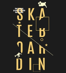 Skateboarding t-shirt design 3