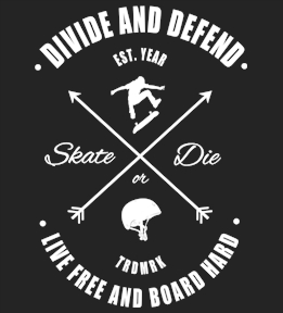 Skateboarding t-shirt design 5