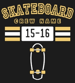 Skateboarding t-shirt design 12