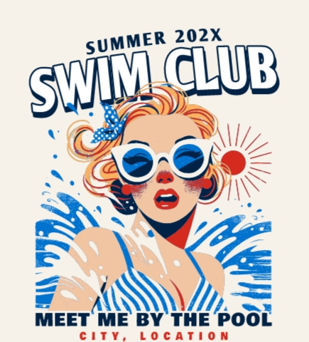Design Custom Swimming T-Shirts