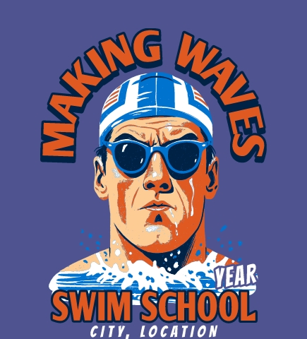 Design Custom Swimming T-Shirts