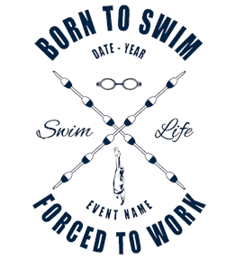 Swim t-shirt design 8
