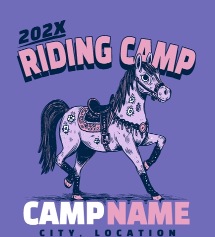 Horseback Riding t-shirt design 3