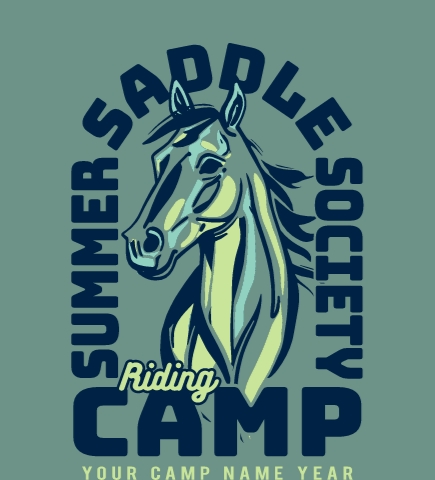 Horseback Riding t-shirt design 11