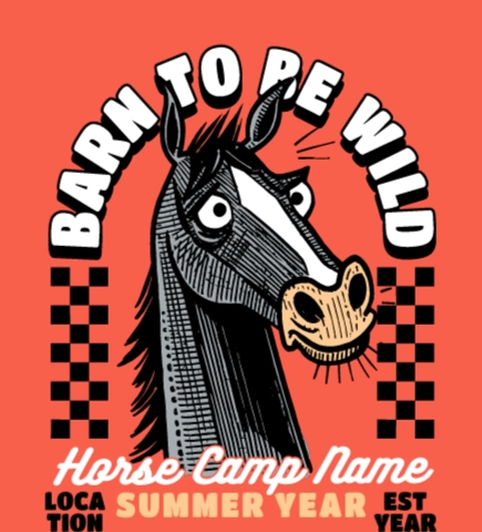 Horseback Riding t-shirt design 8