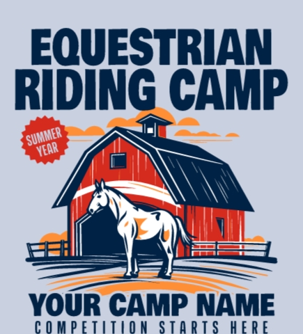 Horseback Riding t-shirt design 6