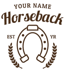 Horsebackriding t-shirt design 11