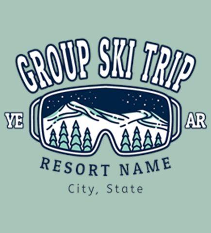 Skiing t-shirt design 27