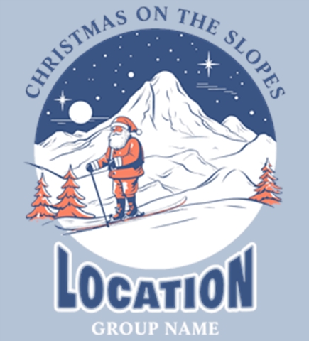 Skiing t-shirt design 30