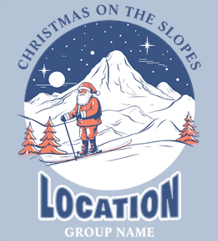 Skiing t-shirt design 25