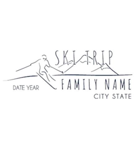 Skiing t-shirt design 51