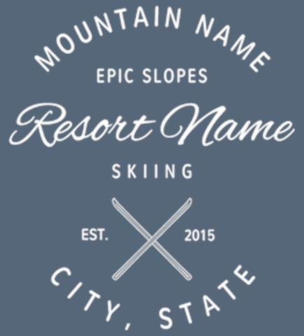 Skiing t-shirt design 21