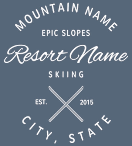 Skiing t-shirt design 15