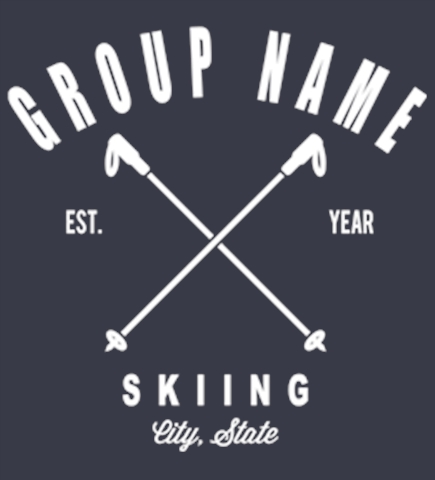 Skiing t-shirt design 36