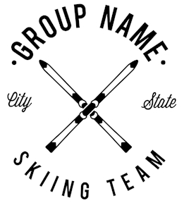 Skiing t-shirt design 45