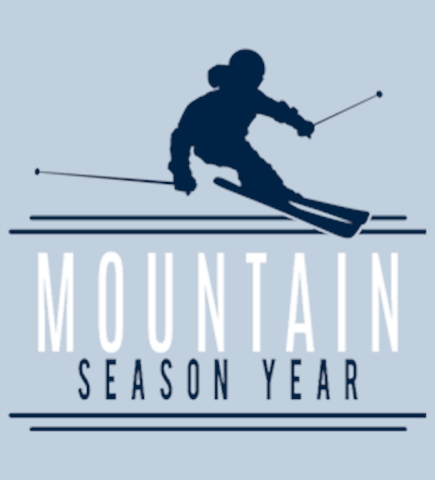 Skiing t-shirt design 43