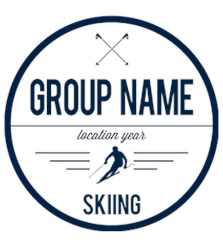 Skiing t-shirt design 25
