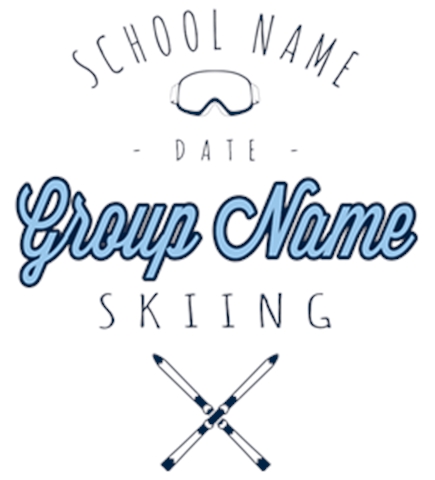 Skiing t-shirt design 42