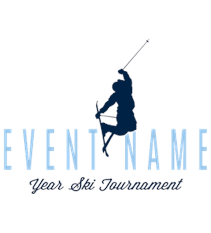 Skiing t-shirt design 46