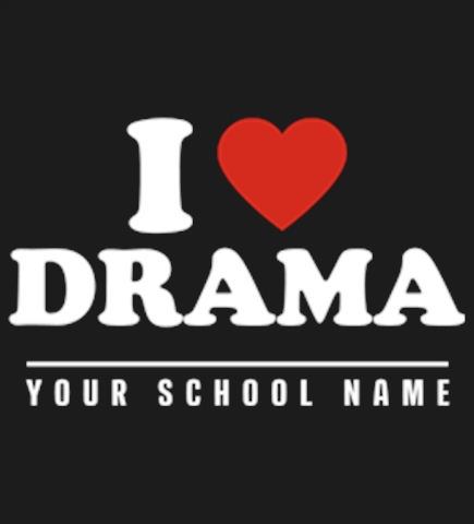 Custom Drama T-Shirts | Create Online at UberPrints