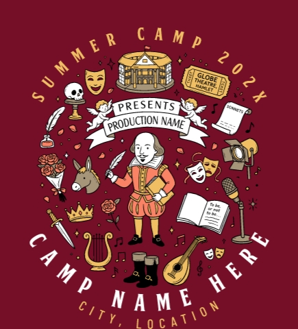 Summer Camp t-shirt design 70