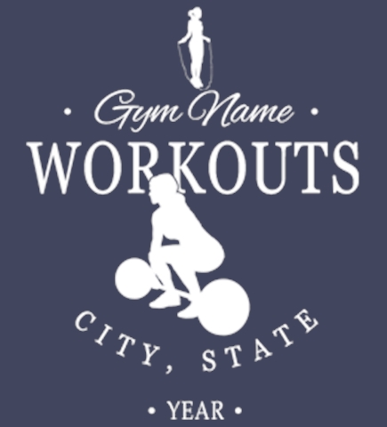 Workout t-shirt design 45