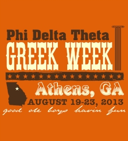 Phi Delta Theta t-shirt design 99