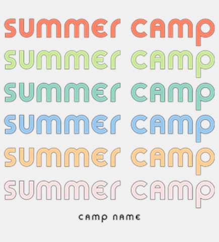 Custom Summer Camp T-Shirts | Create Online at UberPrints