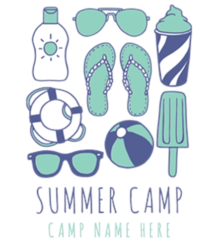 Summer Camp t-shirt design 3